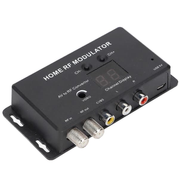 UHF-modulator lyd og video til RF-kanal hjemme-RF-modulator for DVD-spillere, digitale spillenheter.