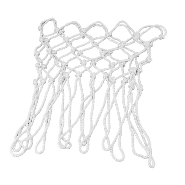 Basketnett All Weather Anti Whip Passer Standard Innendørs Utendørs Felger Profesjonelle Basketnett Polyester Hvit