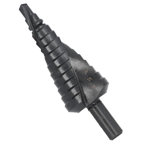 Step Drill Bit High Speed Steel 6-30mm Drill Head Accessory Part for Iron Wood
