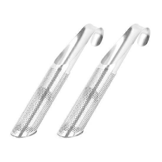 1/2 stk. te-diffusor i rustfrit stål med finmasket si og ophængskrog[LD] silver 1pc