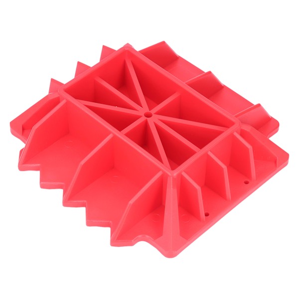 Jack Alleviate Base Pad Hård Nylon Rød Takket Udskiftning til XTREME OffRoad Rescue