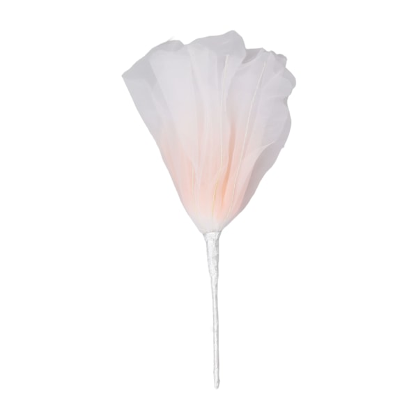 Gazeblomme 19,7 tommer i diameter Bløde lyse farver Lys genanvendelig håndlavet organza blomst til bryllupsfotografering Familie Rosa