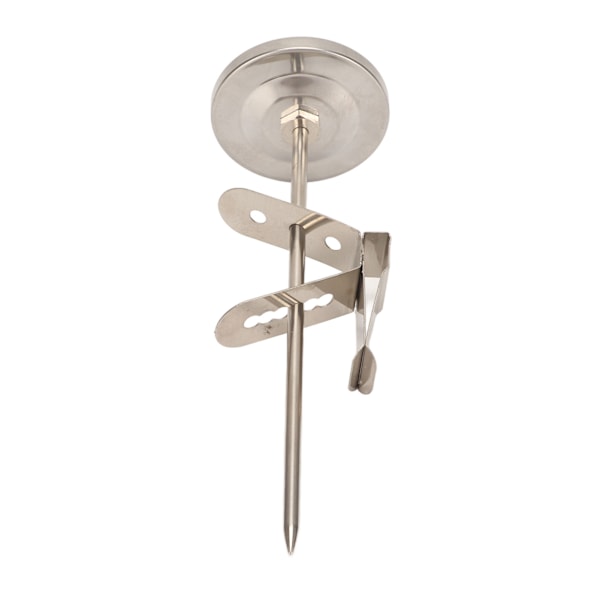 Sond Ovnstermometer Stor urskive Design Rustfritt stål Sond mattermometer med avtakbar klemme