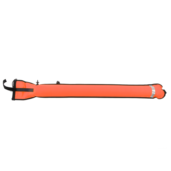 120x15 cm Dykkeoverflatebøye Høy synlighet Oppblåsbar Overflatebøye Signalrør Oransje Rød