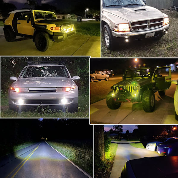 Motorcykel LED Spotlight S1 60W IP65 Vandafvisende Universal Dimlys til Motorcykel Lastbil