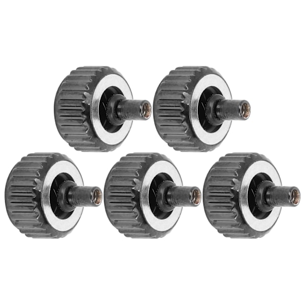 5 st Watch Crown Kit Långt rör Stort hål Slitstark Watch Crown reservdelar för professionell reparatör 5,5 mm