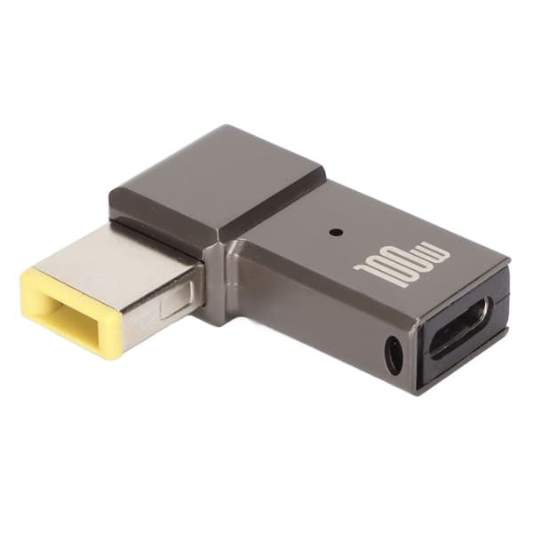Lenovo Laptop USB C till Slim Tip Power Adapter - 100W 5A, PD Charge Converter