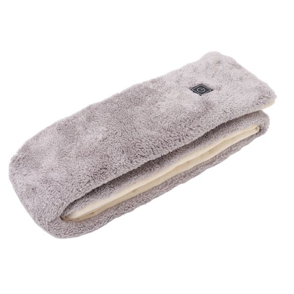 USB Elvärme Scarf 3 Gears Temperaturjustering Smart Termouppvärmd Scarf Grå