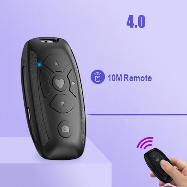 Lader fjernkontroll Tiktok Bluetooth-fjernkontroll