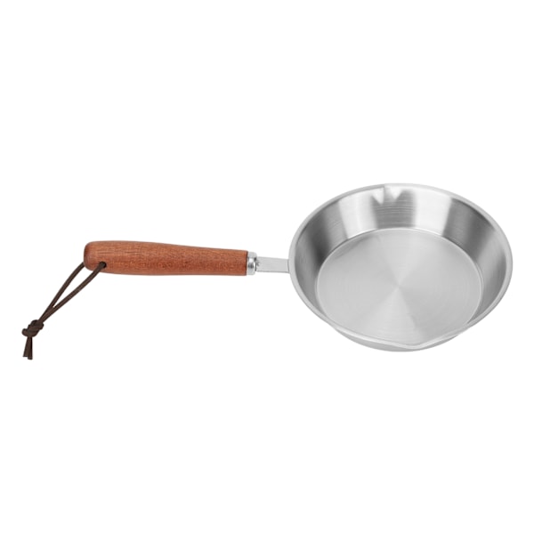 Stegepande i rustfrit stål Non Stick æggepande Stegepande til husholdningsrestaurant Induktionsplade 6,3 tommer