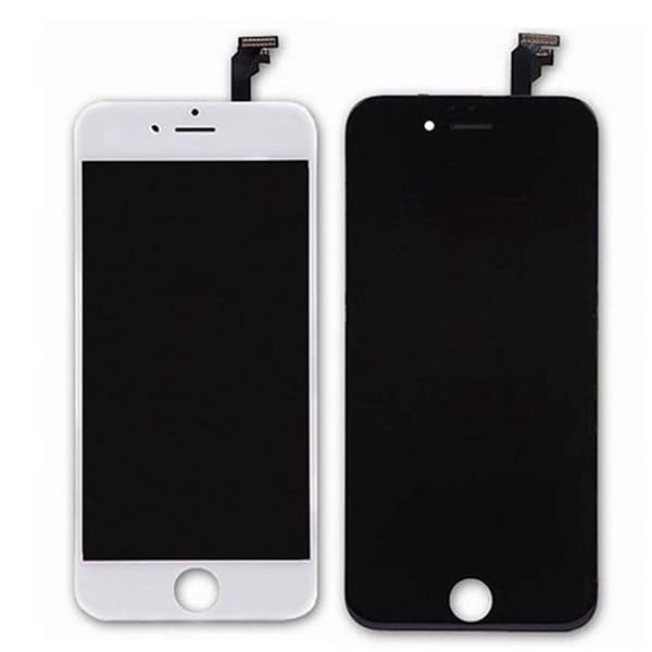 Kompatibel med iPhone 6 komplet LCD-skærm med smådele Vit