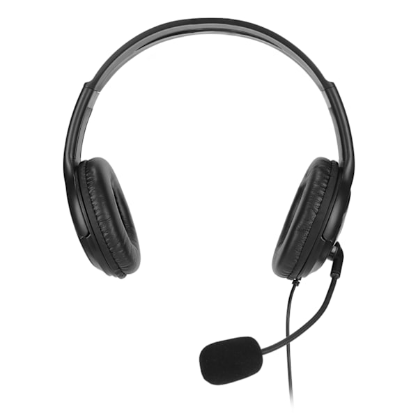 Justerbart brusreducerande spelheadset med mikrofon för PC (svart/blått)