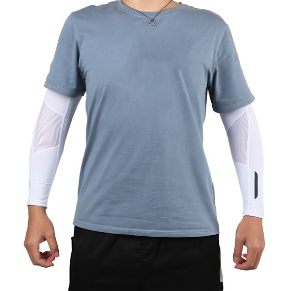 1 pari käsivarsien lämmittimiä Ice Sleeves AntiUV aurinkosuoja Unisex viilennys ajoon (M)