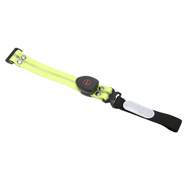 LED-armband Vattentätt uppladdningsbart nattsäkerhetsljusband för utomhuspromenader Running Green