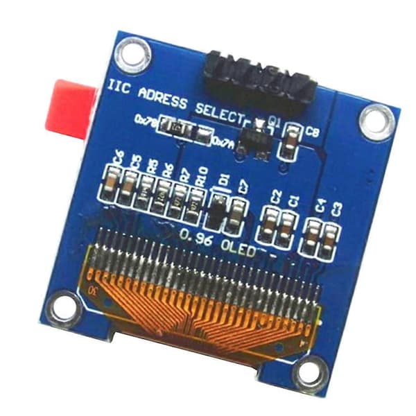I2 LCD LED Blåt Skærmmodul 0,96 Tommer 128 64 Kompatibel med