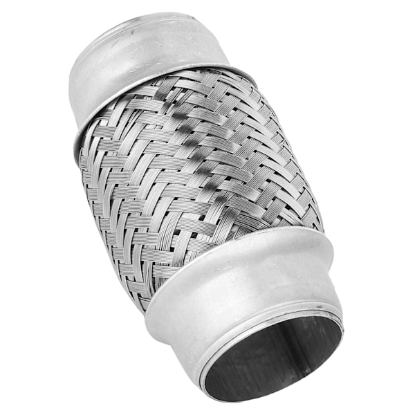 Slitstarkt rostfritt stål SS dubbelflätat flexrör avgasadapterrör 1,5" x 4"