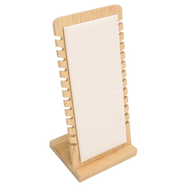 Halskæde Display Stativ Aftagelig stabil base Fritstående smykkeholder Værktøj til 12 kæder Beige