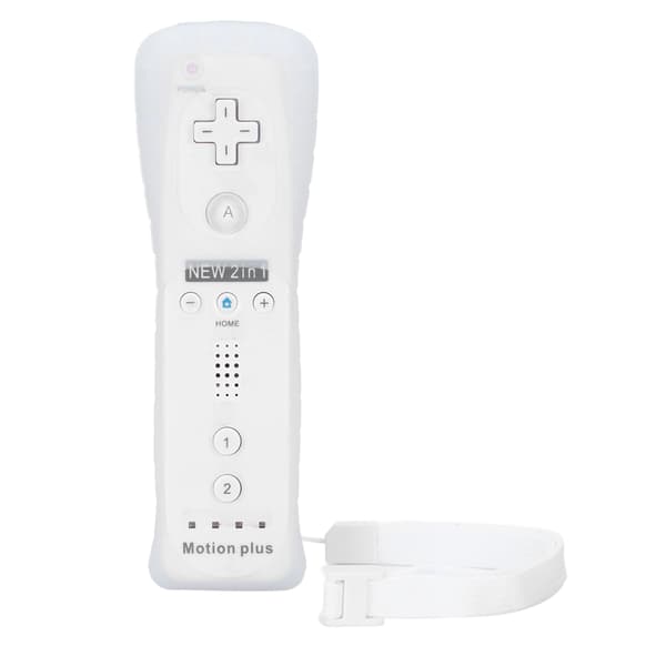 Trådløs spilcontroller med vibration og lydfunktion - Motion Plus inkluderet - Kompatibel med Wii U - Hvid