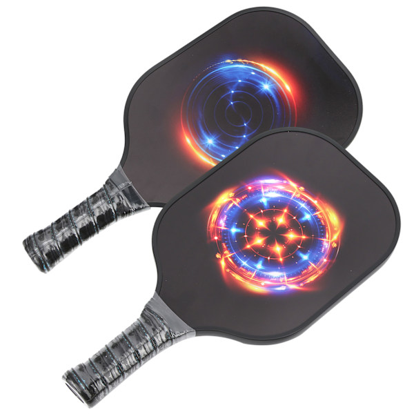 Bärbar Pickleball Paddle Set Kolfiber Face Racket Ball Kit med förvaringsväska