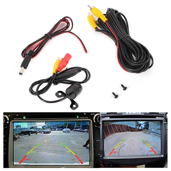 Universal HD bilparkerings system Nattesyn Monitor med 150° vandtæt bakkamera