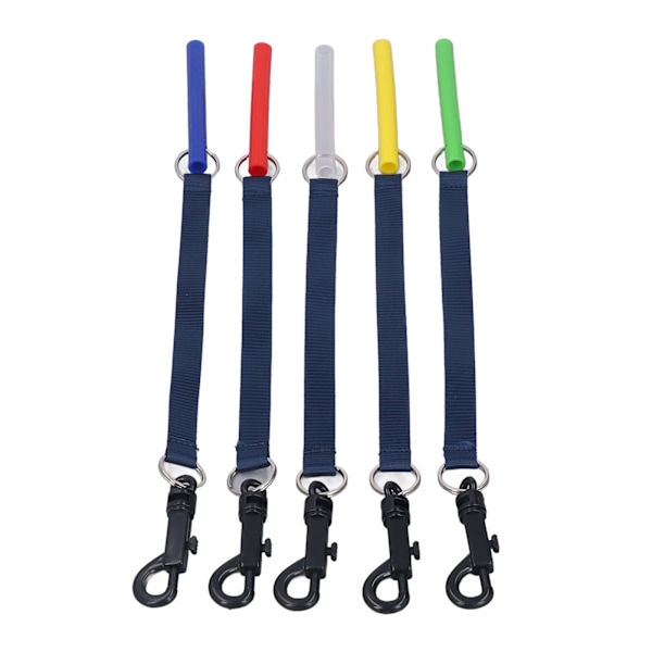 5 stk Baby Tyggelegetøj Hulrør Sling Silikon Blød Sensorisk Udforskning Baby Soothing Bideringe