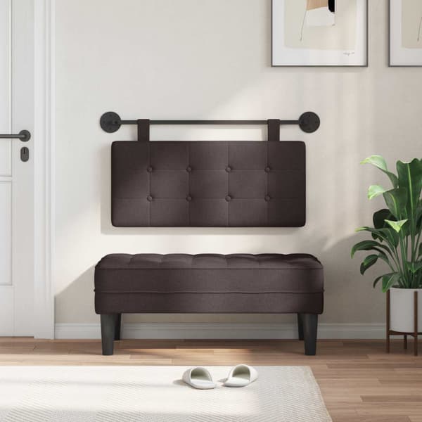 Hengende sengegavl i stoff
