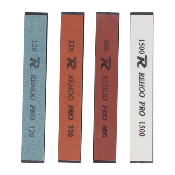 4 PCS Fixed Angle Knife Sharpening Stone Whetstone Knife Sharpening Kit 120 320 600 1500 Grit Waterstone