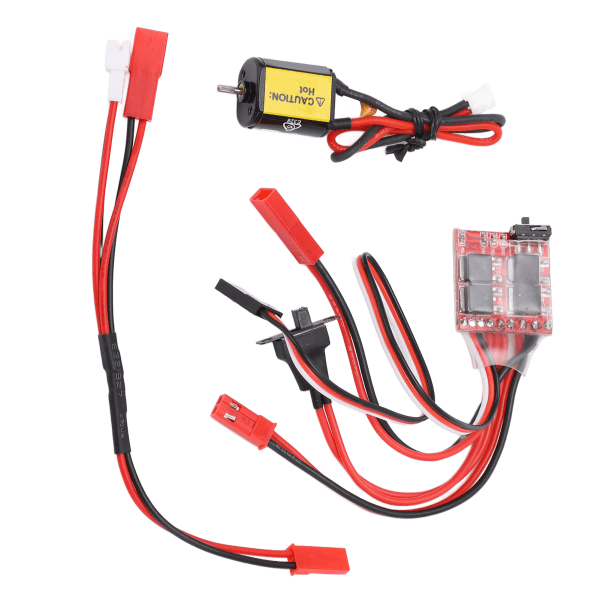 Børstet RC-motor 030 88T højmomentet RC-motor med 30A ESC til 1/24 RC Crawler-bil