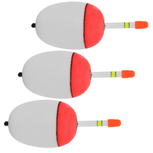 3ST EVA självlysande fiskeflotta Light Stick Foam Plast Bobber Havsfiske Striking Float80G