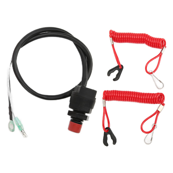 Marine Outboard Emergency Kill Switch Säkerhetslina PVC+ABS Ersättning för Yamaha