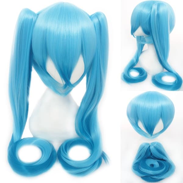 Hatsune Miku Peruk 120 cm (blå)
