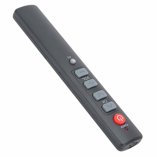 6 store knapper Smart TV STB DVD DVB HIFI VCR Fjernkontroll (grå)