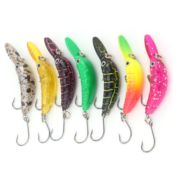 Fiske lokkemad flydende crankbaits hårde agn kunstig mini minnow gedde bas ørred agn