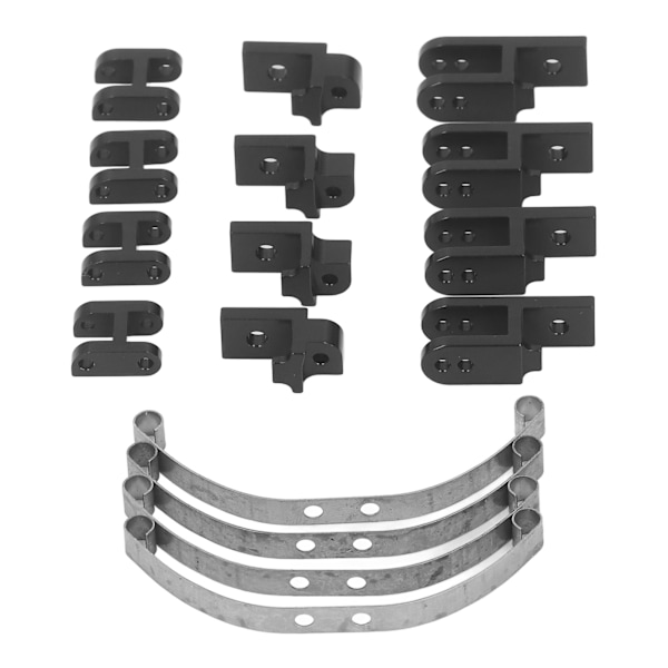 RC fjederophæng aluminiumlegering fjederophængsstang Passer til WPL B4 24 1/16 RC bil sort