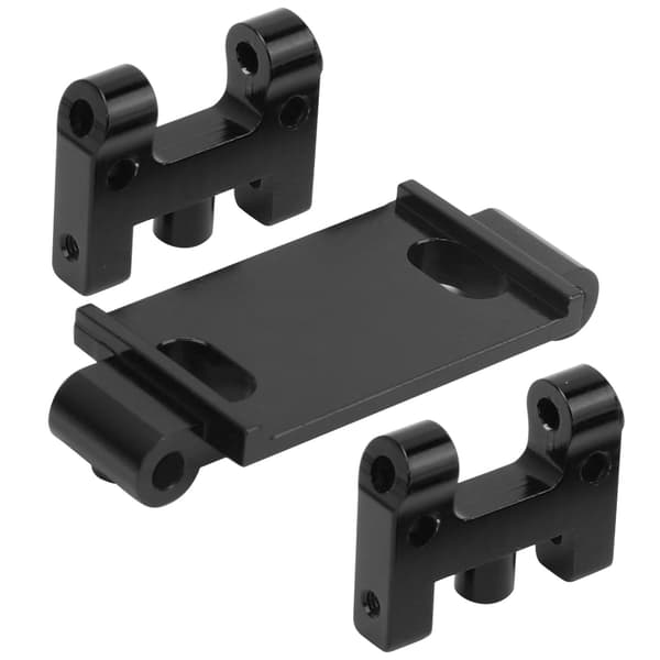 RC Forreste Arm i Aluminium Legering til WPL D12 Fjernstyret Bilmodel Sort