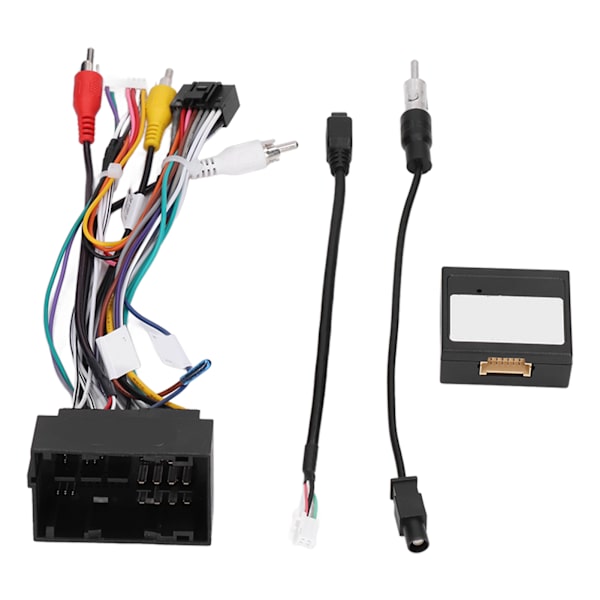 16-polig bilradio-kablage USB-kabel med Canbus-box-kit Ersättning för Jeep Grand Cherokee 2014‑2020