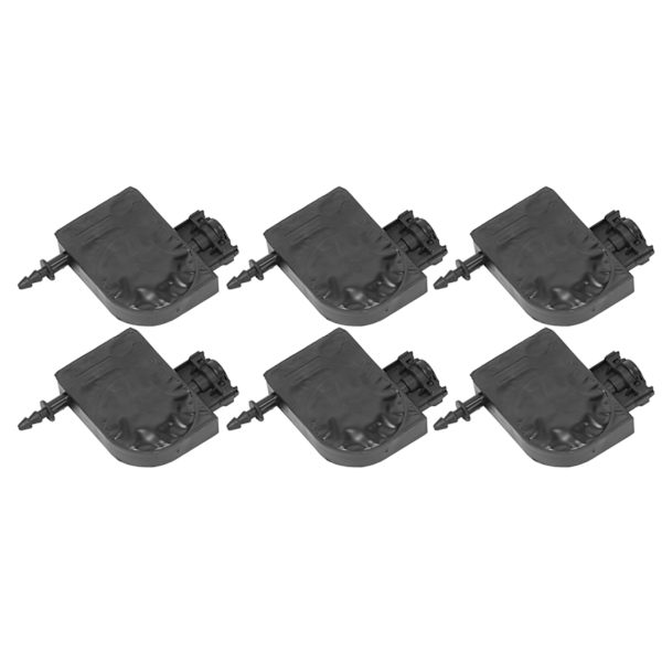 6st bläckhuvuddämpare UV DX5 PP tillbehörssats för 4880 7800 7880 9800 9880 skrivareRakt kontaktgränssnitt