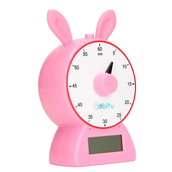 Visual Timer Kids Countdown Matlagning Time Management Timer för hem skolmaterial Study Pink