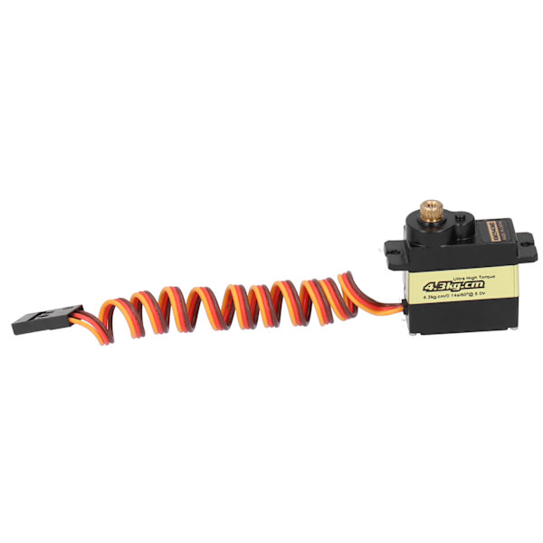 KM0940 Suuri Vääntö 4,3 kg Metallivaihteinen Mini Rautaydin DC Servo RC Helikopterille/Kiinteäsiipiselle