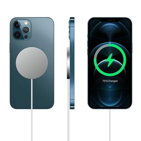 Magnetisk Magsafe-oplader til iPhone (trådløs) Vit white