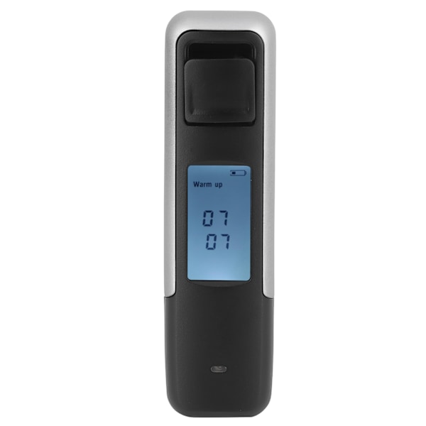 Bærbar alkometer LCD-skjerm Vintester rattfyllerianalysator Blåsedetektor CSY‑006Sølv