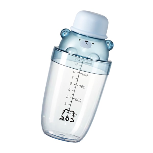 Cocktail Shaker Plast Portable Drink Mixed Hand Shaker Flaskstång Blandningsverktyg för vin Martini Mjölk Te Margarita Blå 500ML