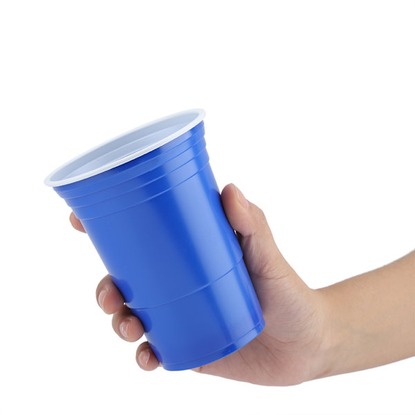 Beer Pong Set Beer Pong Drikkespill Set Beer Pong Kopper - 25 kopper (blå)