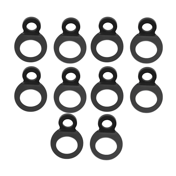 10 ST O-type ankerkroge sort rustfrit stål bindningsringe til trailer lastbil