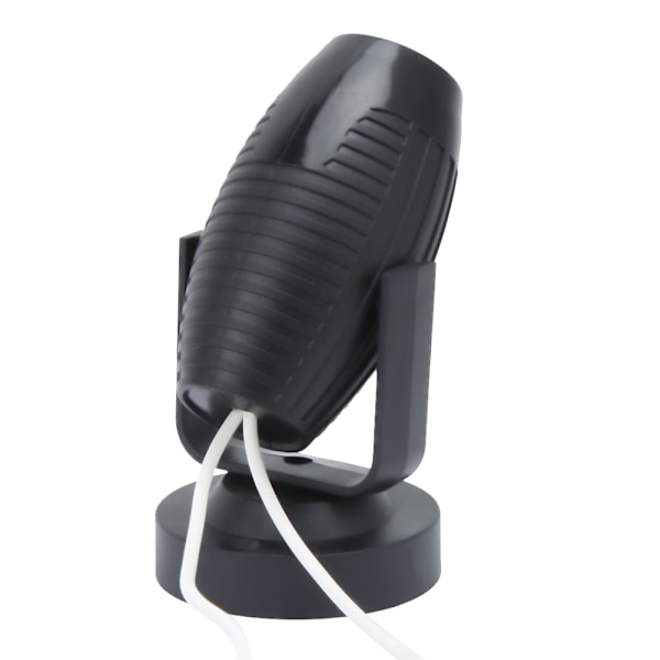 AC85-265V LED Mini Bærbar Spotlight med Justerbar Vinkel Projektorlampe Strålelys til Bryllupstilbehør til Fest Scene (Sort Skal Hvidt Lys)