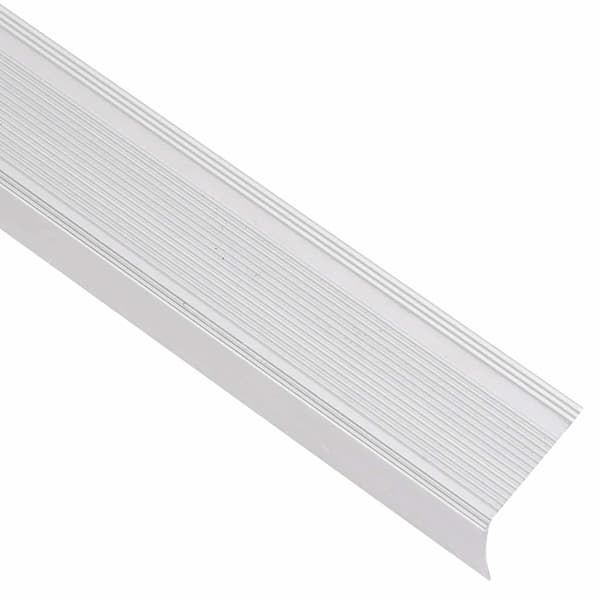 vidaXL Trappenæser i L-form 5 stk. aluminium 100 cm sølv Silver silver