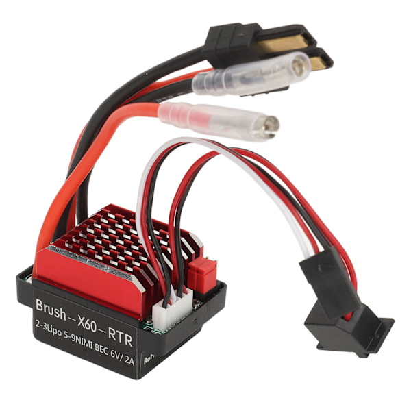 Borstad ESC dubbelriktad 320A med bromsborstad elektronisk hastighetsregulator för 1/10 RC-bilbåt
