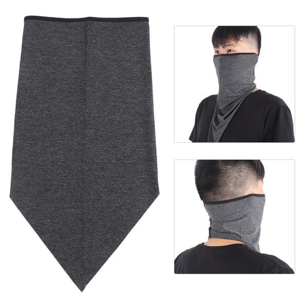 LF7159 Utendørs Ice Silk Solbeskyttelse Skjerf Sommer Sykling Hodeplagg Herre Dame Skjerf Fin Grå
