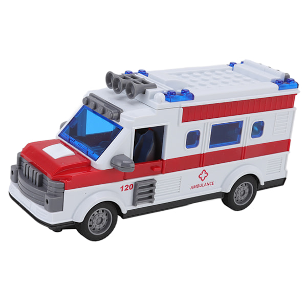 Fjernstyret Ambulanc Legetøj Firevejs med Lys Fjernstyret Ambulanc Dreng Simuleringsmodel Legetøjsbil