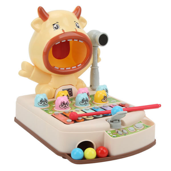 Multifunktionellt Whack Game Interactive Baby Toy Music Whack Mouse Game Early Education Leksak för barn över 3 år gamla